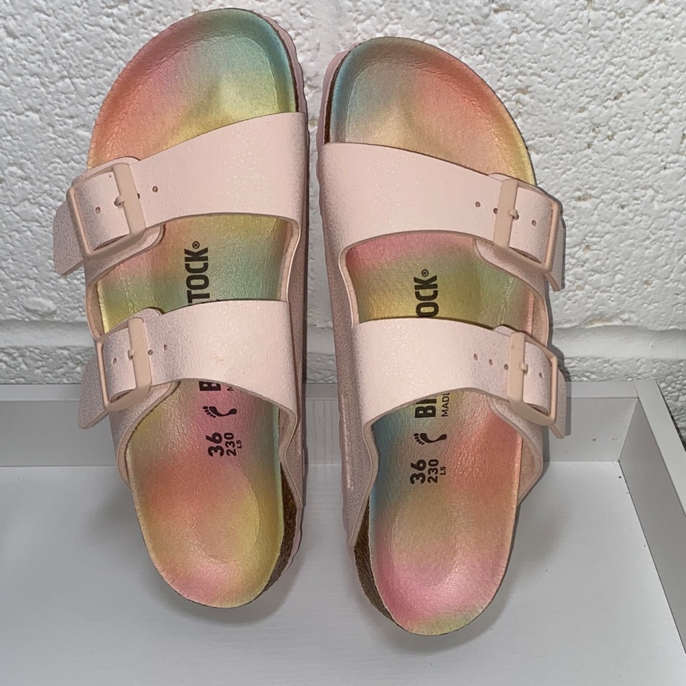 Birkenstock Kids Pastel Rainbow Sandals